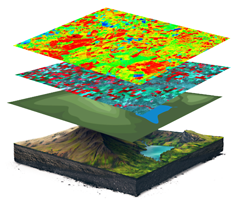 layers of analysis. Satellite