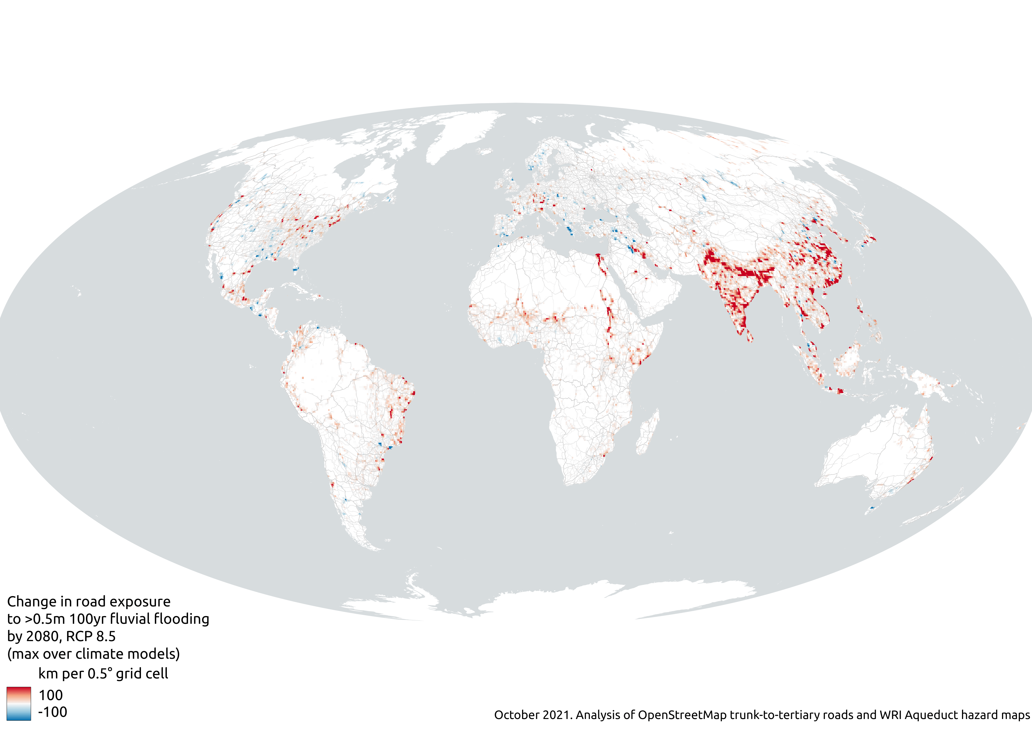 world-map-road-difference-to-8p5-100yr-fluvial-d
