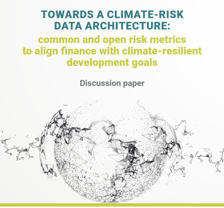 Towards a Climate Risk Data Architecture: Common and Open Risk Metrics ...