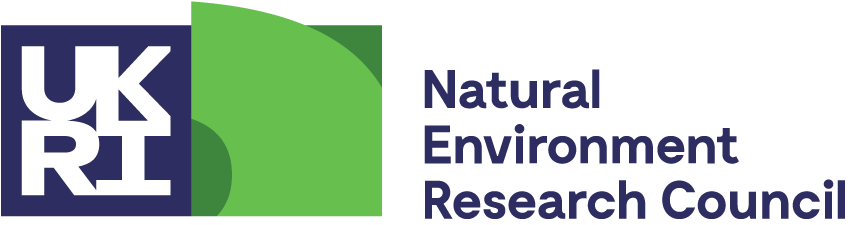 UKRI National Environment Research Council logo.