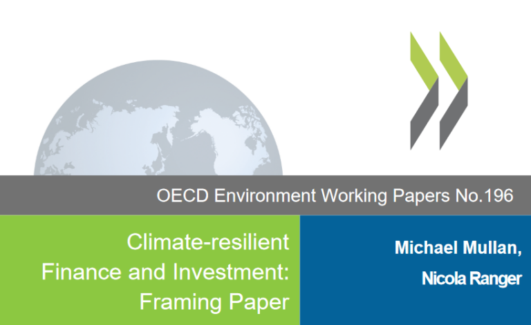 Climate-resilient Finance and Investment: Framing Paper - UK Centre for ...